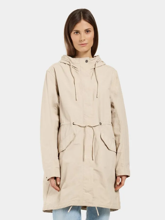 Helen Parka Clay Beige Women Didriksons Spring Jackets