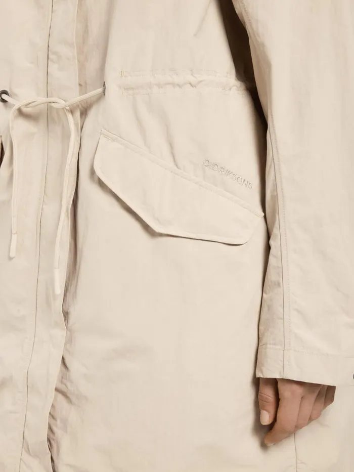 Helen Parka Clay Beige Women Didriksons Spring Jackets