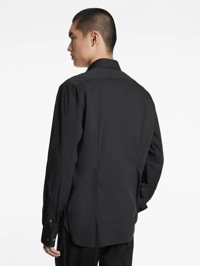 HENDRIX DRESS SHIRT Black Men John Varvatos Shirts
