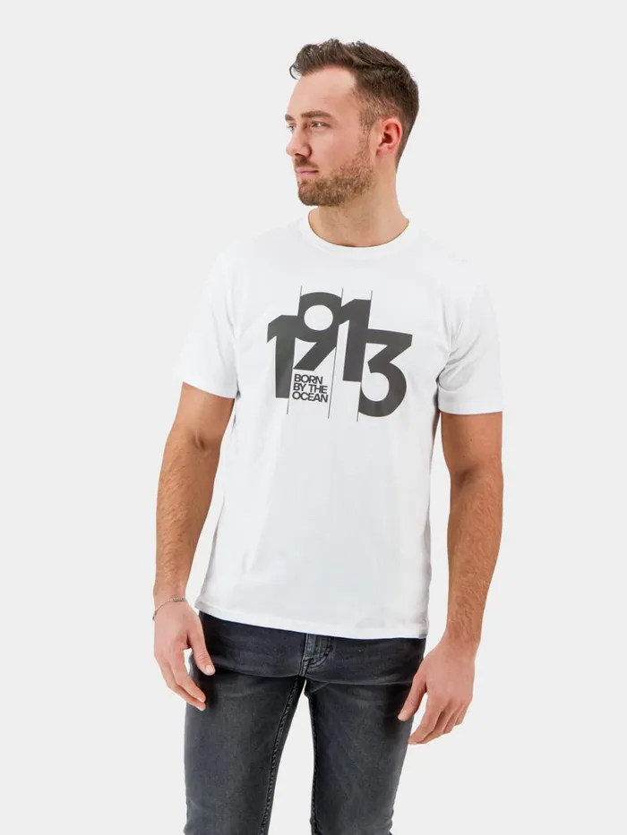 Heritage Printed Men039s Tshirt Snow White Men Didriksons Tshirts and Polos