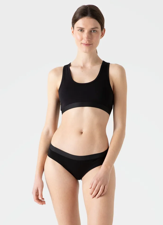 Hipster Pant Black Briefs ussunspel Women