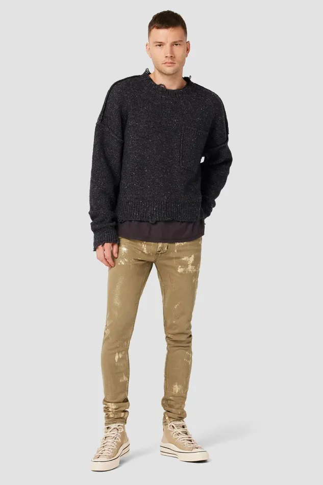 Hudson Jeans Additional Inseams Zack Skinny Jean 36034 Inseam Bronze Foil 8211 Men Hudson Jeans Additional Inseams Zack Skinny Jean 36034 Inseam Bronze Foil 8211 Men