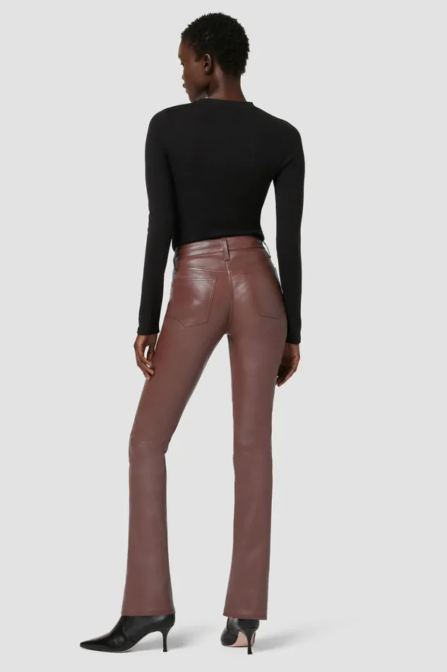 Hudson Jeans Bootcut Barbara HighRise Baby Bootcut Leather Pant Cinnamon 8211 Women Hudson Jeans Bootcut Barbara HighRise Baby Bootcut Leather Pant Cinnamon 8211 Women