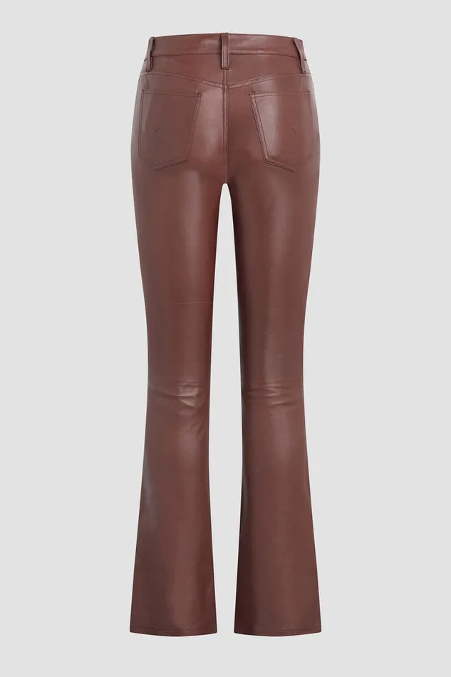 Hudson Jeans Bootcut Barbara HighRise Baby Bootcut Leather Pant Cinnamon 8211 Women Hudson Jeans Bootcut Barbara HighRise Baby Bootcut Leather Pant Cinnamon 8211 Women
