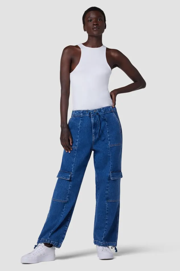 Hudson Jeans Cargo Drawstring Cargo Parachute Pant Chill 8211 Women Hudson Jeans Cargo Drawstring Cargo Parachute Pant Chill 8211 Women