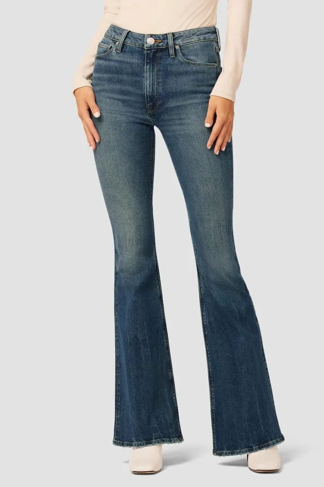 Hudson Jeans Flare Holly HighRise Flare Jean Timber 8211 Women