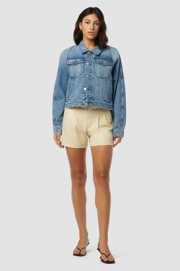 Hudson Jeans Jackets and Outerwear Raglan Sleeve Cropped Denim Jacket Denim Breeze 8211 Women Hudson Jeans Jackets and Outerwear Raglan Sleeve Cropped Denim Jacket Denim Breeze 8211 Women