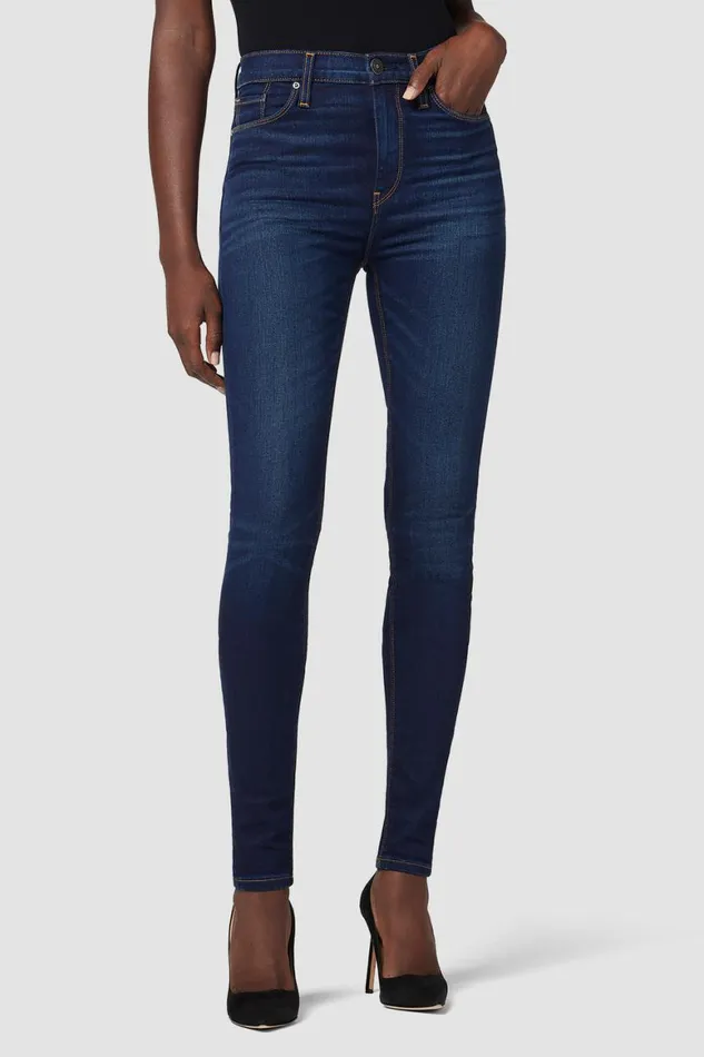 Hudson Jeans Longer Inseams Barbara HighRise Super Skinny Supermodel Jean Requiem 8211 Women