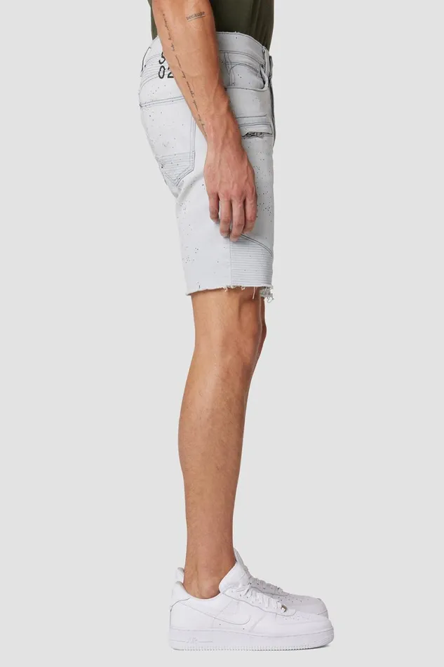 Hudson Jeans Shorts Blinder Biker V2 Short Confetti 8211 Men Hudson Jeans Shorts Blinder Biker V2 Short Confetti 8211 Men