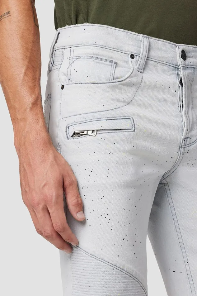 Hudson Jeans Shorts Blinder Biker V2 Short Confetti 8211 Men Hudson Jeans Shorts Blinder Biker V2 Short Confetti 8211 Men