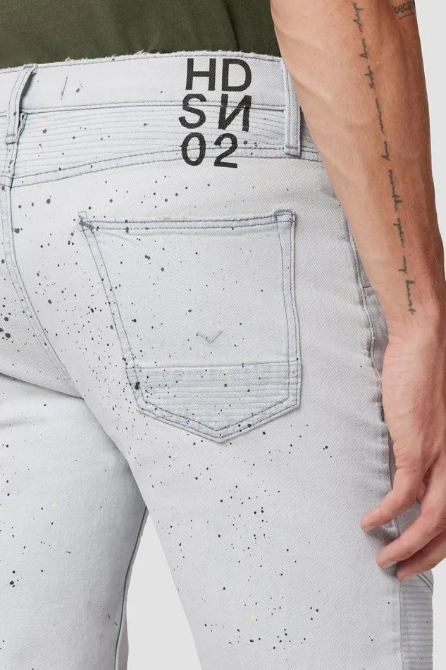 Hudson Jeans Shorts Blinder Biker V2 Short Confetti 8211 Men Hudson Jeans Shorts Blinder Biker V2 Short Confetti 8211 Men