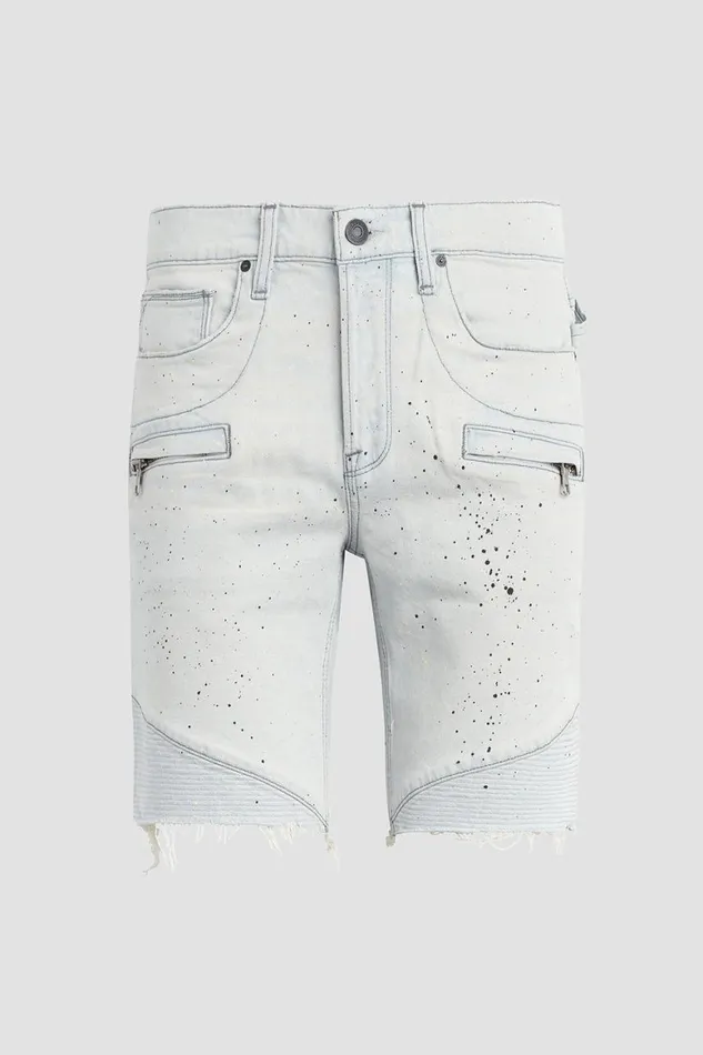 Hudson Jeans Shorts Blinder Biker V2 Short Confetti 8211 Men Hudson Jeans Shorts Blinder Biker V2 Short Confetti 8211 Men