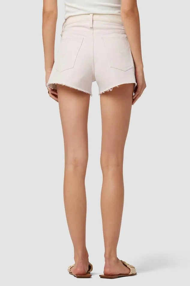 Hudson Jeans Shorts Lori HighRise Short Egret And Light Pink 8211 Women Hudson Jeans Shorts Lori HighRise Short Egret And Light Pink 8211 Women