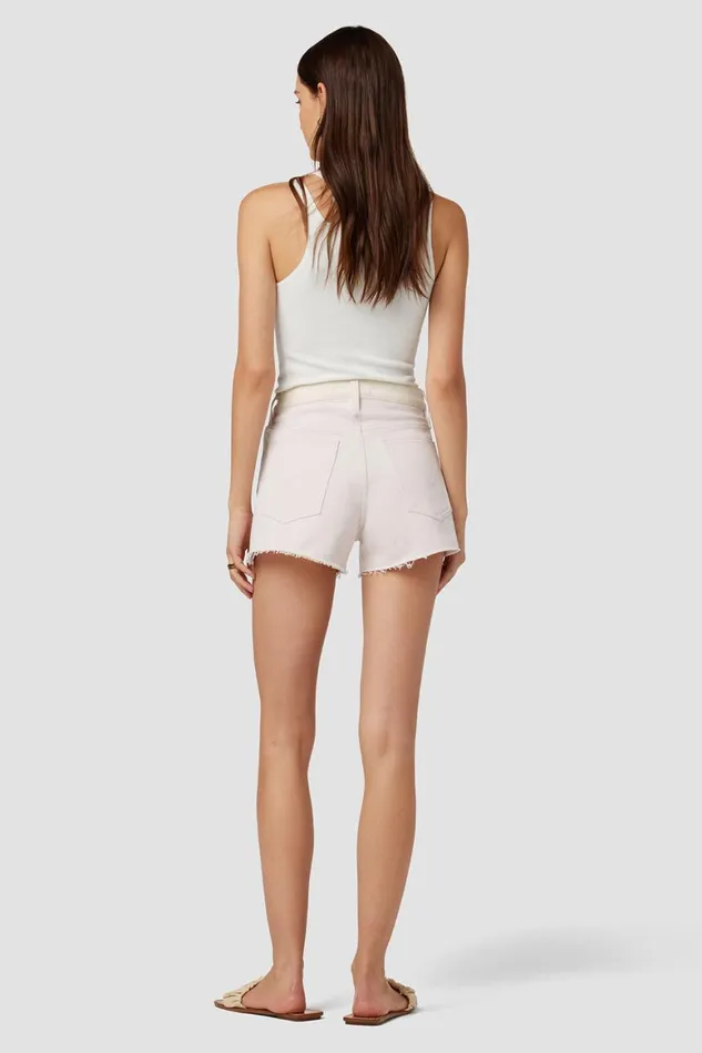 Hudson Jeans Shorts Lori HighRise Short Egret And Light Pink 8211 Women Hudson Jeans Shorts Lori HighRise Short Egret And Light Pink 8211 Women