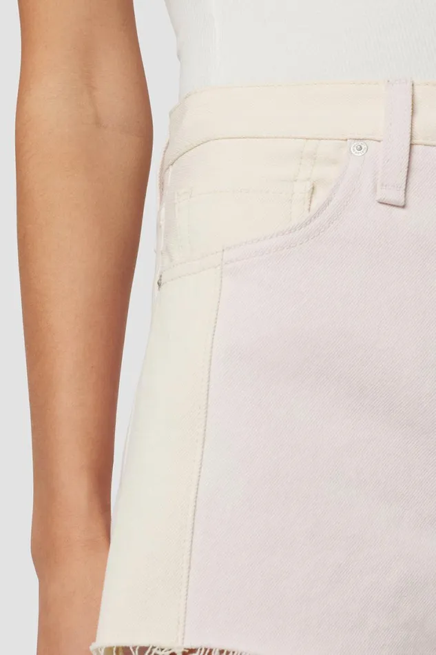 Hudson Jeans Shorts Lori HighRise Short Egret And Light Pink 8211 Women Hudson Jeans Shorts Lori HighRise Short Egret And Light Pink 8211 Women