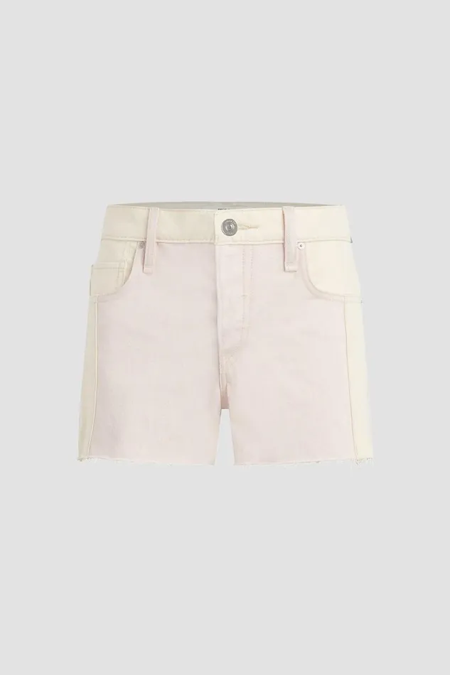 Hudson Jeans Shorts Lori HighRise Short Egret And Light Pink 8211 Women Hudson Jeans Shorts Lori HighRise Short Egret And Light Pink 8211 Women