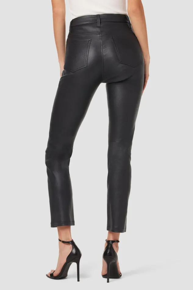 Hudson Jeans Straight Harlow Ultra HighRise Cigarette Leather Ankle Pant Black 8211 Women Hudson Jeans Straight Harlow Ultra HighRise Cigarette Leather Ankle Pant Black 8211 Women