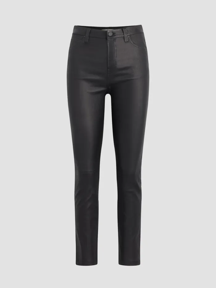 Hudson Jeans Straight Harlow Ultra HighRise Cigarette Leather Ankle Pant Black 8211 Women Hudson Jeans Straight Harlow Ultra HighRise Cigarette Leather Ankle Pant Black 8211 Women