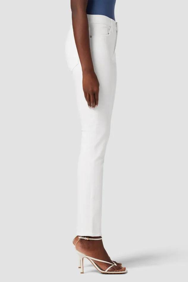 Hudson Jeans Straight Nico MidRise Straight Ankle Jean White 8211 Women Hudson Jeans Straight Nico MidRise Straight Ankle Jean White 8211 Women