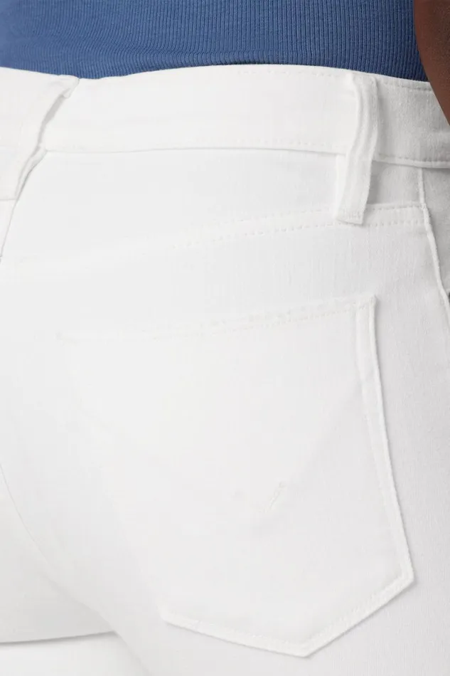 Hudson Jeans Straight Nico MidRise Straight Ankle Jean White 8211 Women Hudson Jeans Straight Nico MidRise Straight Ankle Jean White 8211 Women