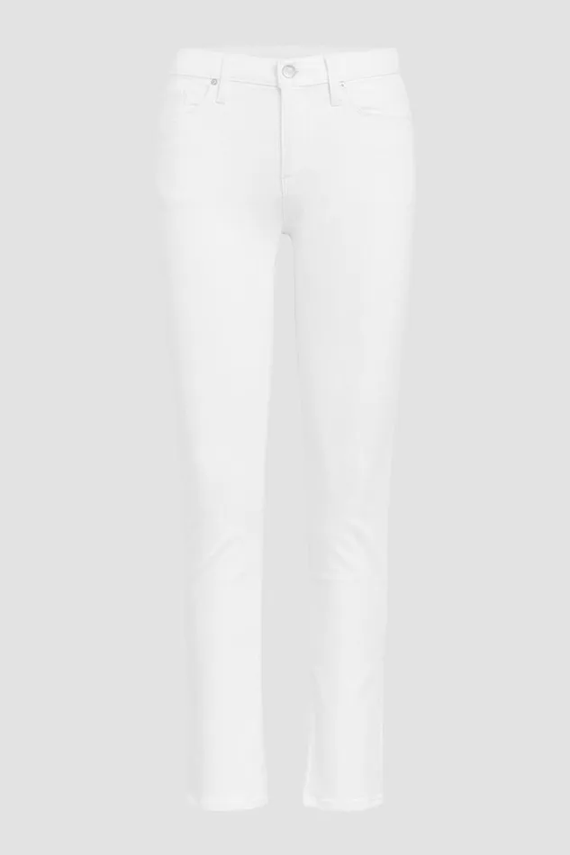 Hudson Jeans Straight Nico MidRise Straight Ankle Jean White 8211 Women Hudson Jeans Straight Nico MidRise Straight Ankle Jean White 8211 Women