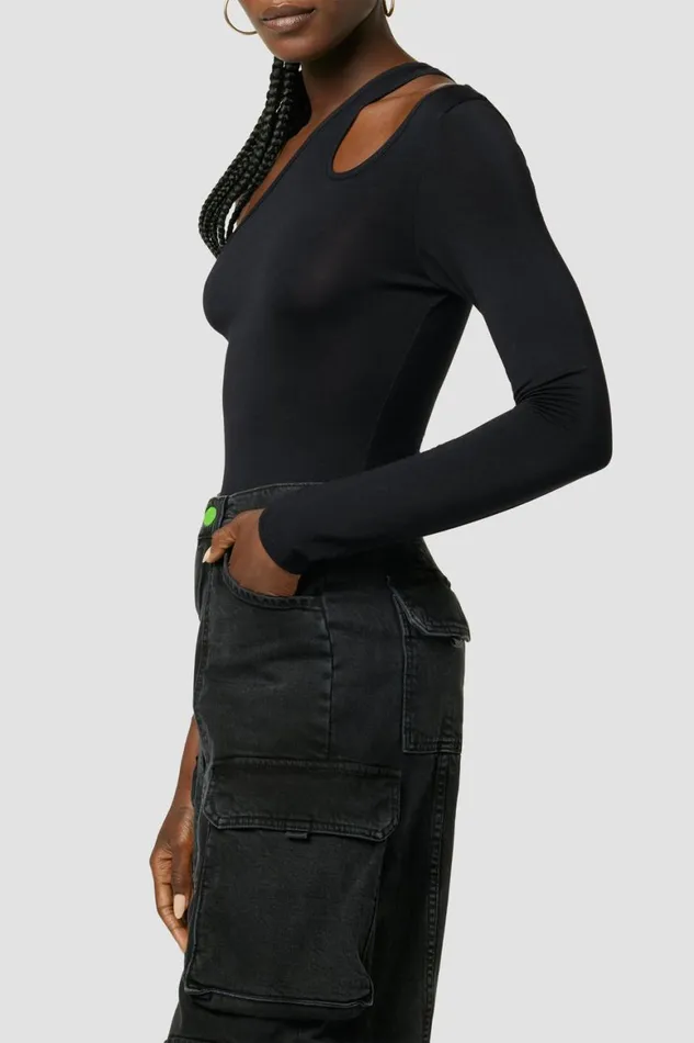 Hudson Jeans Tops and Sweaters Hudson X Zoe Costello Asymmetrical Long Sleeve Bodysuit Black 8211 Women Hudson Jeans Tops and Sweaters Hudson X Zoe Costello Asymmetrical Long Sleeve Bodysuit Black 8211 Women