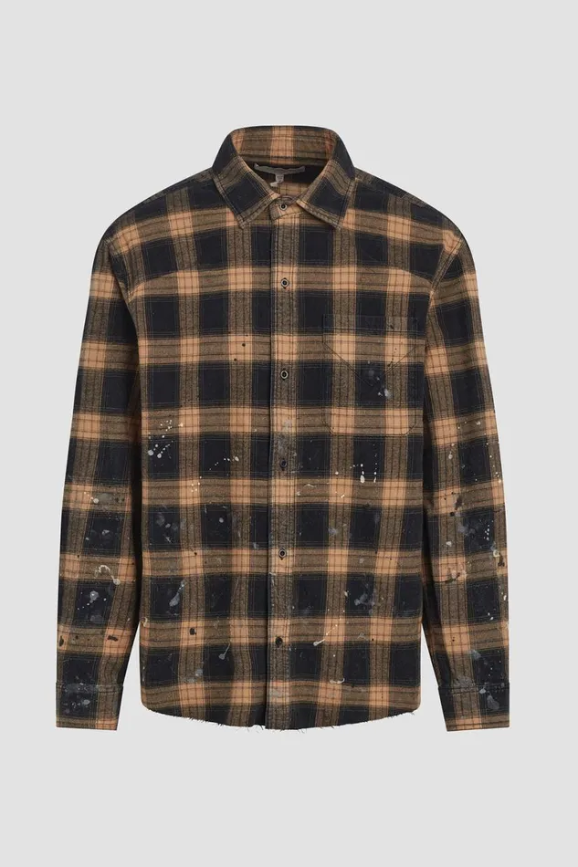 Hudson Jeans Tops and Sweaters Long Sleeve Shirt Painter Check 8211 Men Hudson Jeans Tops and Sweaters Long Sleeve Shirt Painter Check 8211 Men