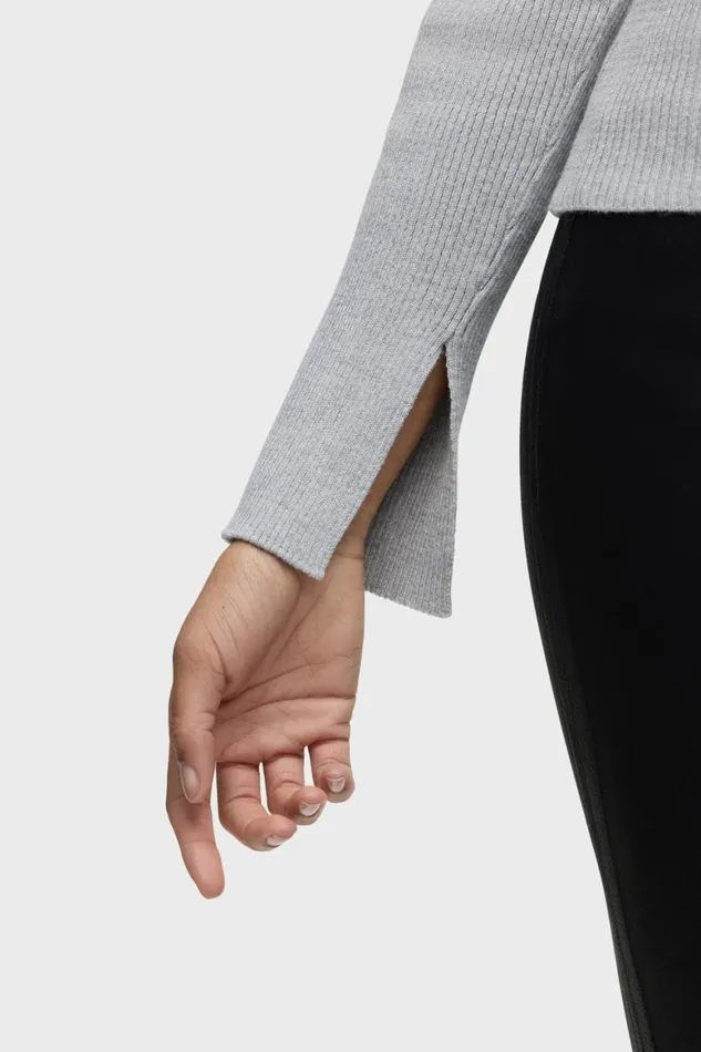 Hudson Jeans Tops and Sweaters Long Sleeve VNeck Popover Foxy Silver 8211 Women Hudson Jeans Tops and Sweaters Long Sleeve VNeck Popover Foxy Silver 8211 Women