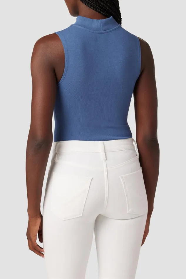 Hudson Jeans Tops and Sweaters Mock Neck Cut Out Tank Moonlight Blue 8211 Women Hudson Jeans Tops and Sweaters Mock Neck Cut Out Tank Moonlight Blue 8211 Women