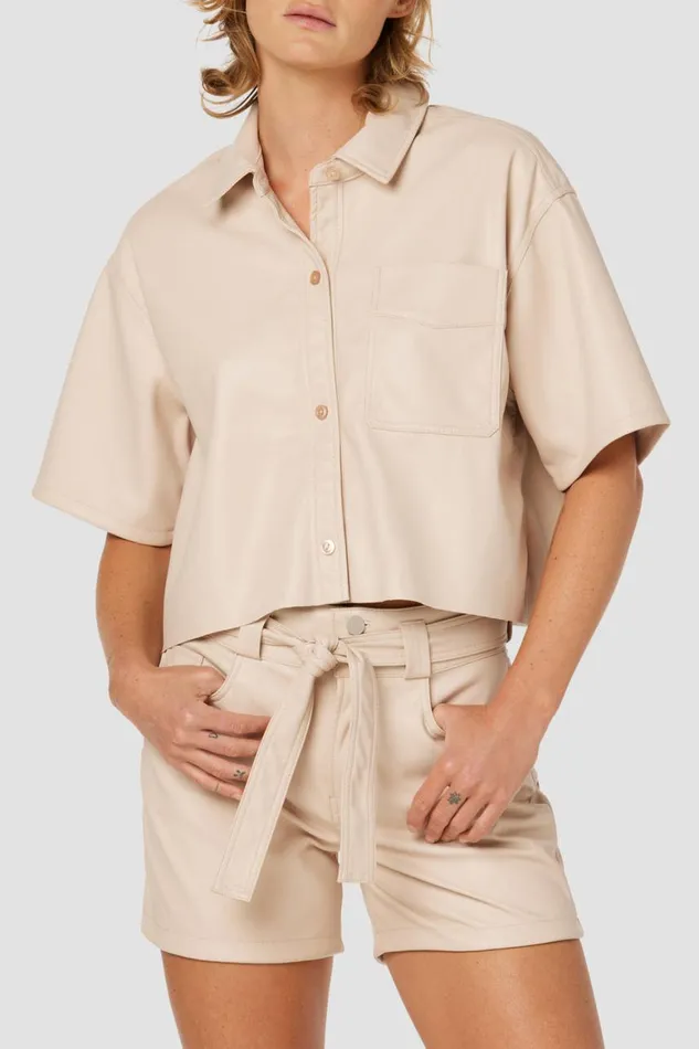 Hudson Jeans Tops and Sweaters Oversized Cropped Button Down Shirt Shell 8211 Women Hudson Jeans Tops and Sweaters Oversized Cropped Button Down Shirt Shell 8211 Women