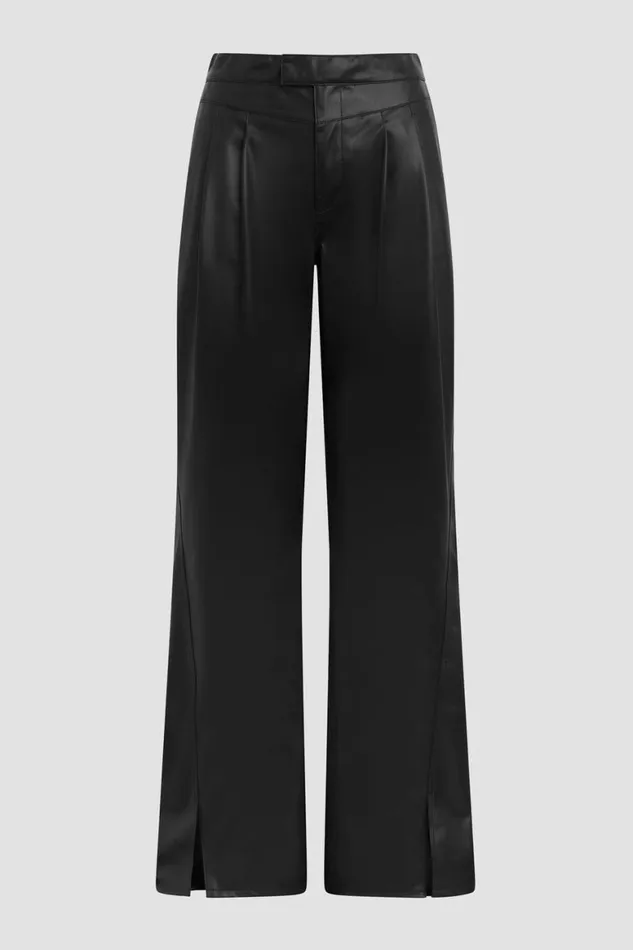 Hudson Jeans Wide Leg HighRise Rosie Trouser Black 8211 Women