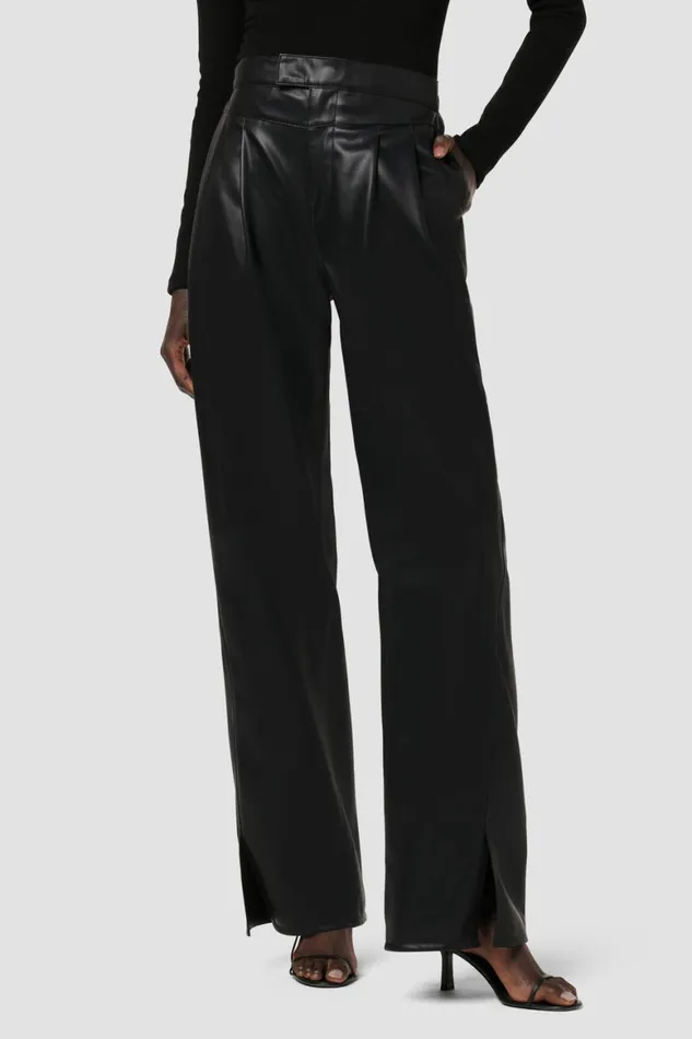 Hudson Jeans Wide Leg HighRise Rosie Trouser Black 8211 Women Hudson Jeans Wide Leg HighRise Rosie Trouser Black 8211 Women
