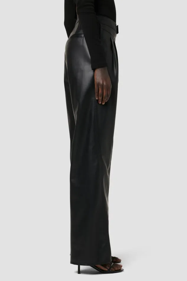 Hudson Jeans Wide Leg HighRise Rosie Trouser Black 8211 Women Hudson Jeans Wide Leg HighRise Rosie Trouser Black 8211 Women