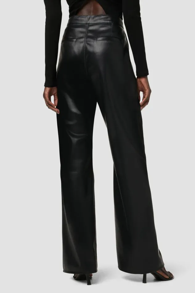 Hudson Jeans Wide Leg HighRise Rosie Trouser Black 8211 Women Hudson Jeans Wide Leg HighRise Rosie Trouser Black 8211 Women