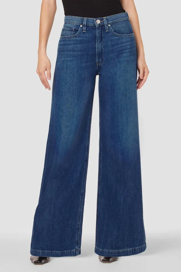Hudson Jeans Wide Leg Jodie HighRise Loose Wide Leg Jean Lakely 8211 Women