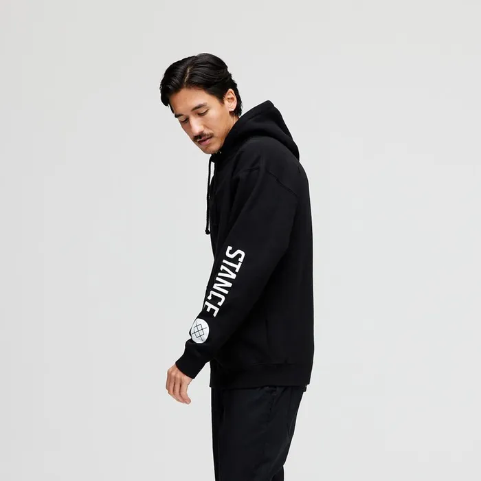 Icon Hoodie Black Men Stance Sweatshirts and Hoodies