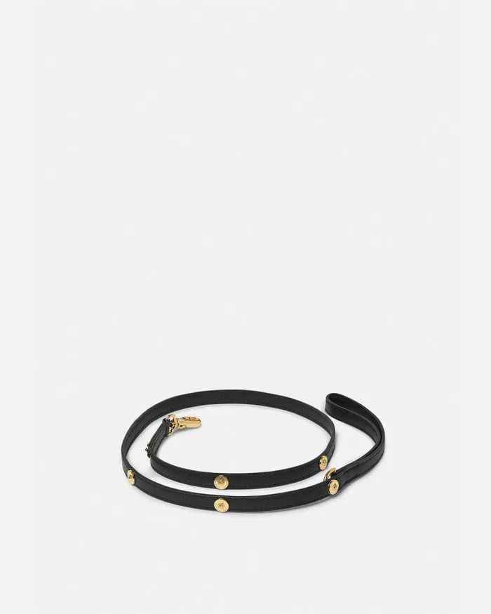 Icon Small Pet Leash Black Home and Lifestyle Versace Pet Accessories