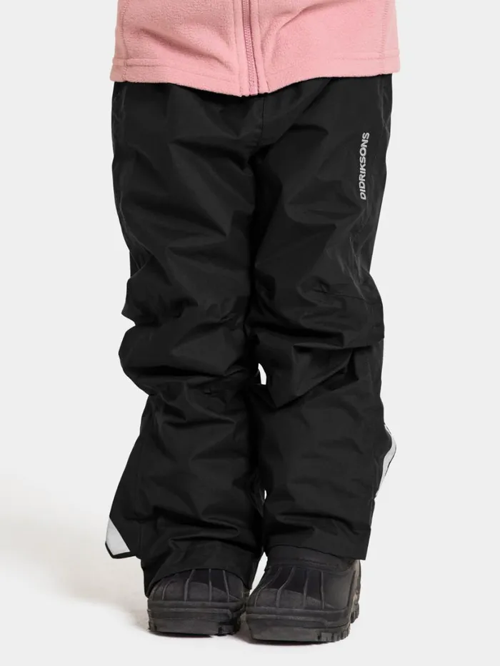 Idur Kids039 Pants Black Kids Didriksons Waterproof Trousers