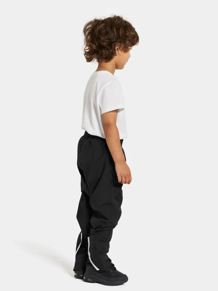 Idur Kids039 Pants Black Kids Didriksons Waterproof Trousers