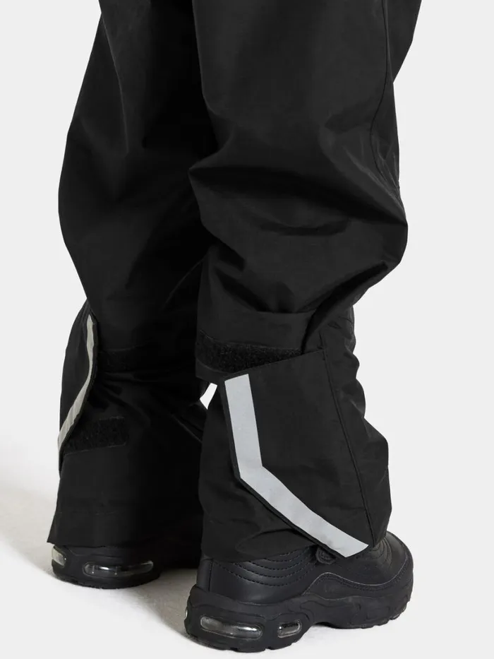 Idur Kids039 Pants Black Kids Didriksons Waterproof Trousers