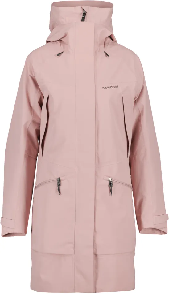 Ilma Parka Oyster Lilac Women Didriksons Spring Jackets