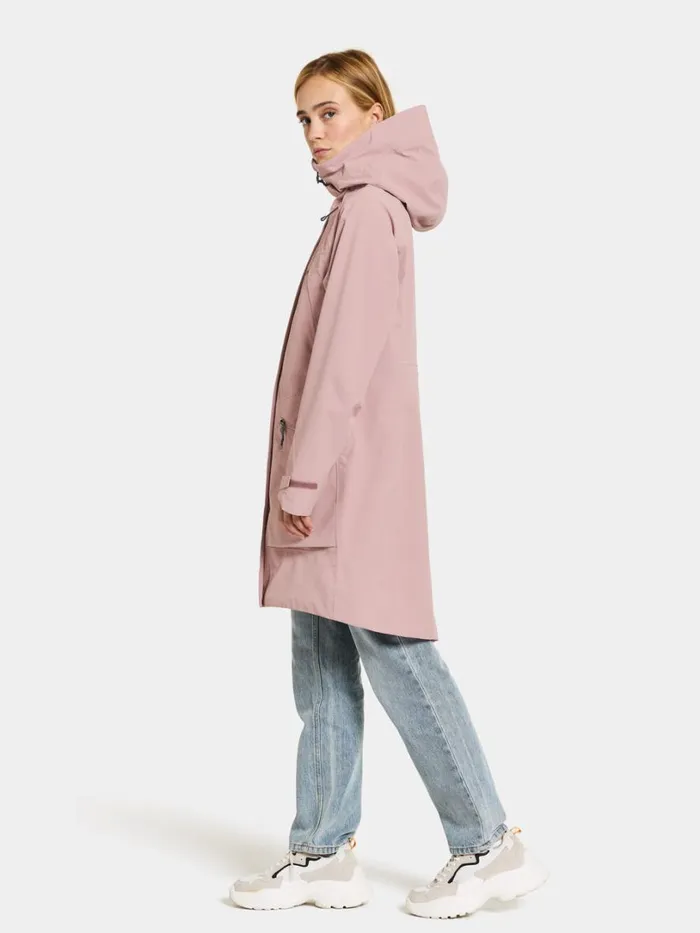 Ilma Parka Oyster Lilac Women Didriksons Spring Jackets