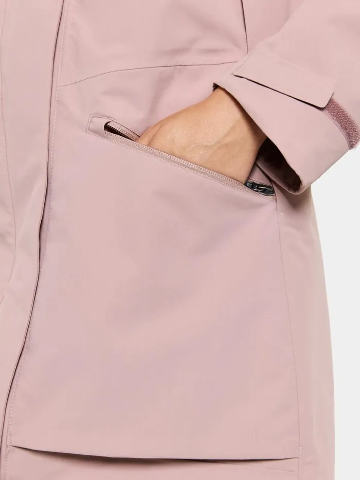 Ilma Parka Oyster Lilac Women Didriksons Spring Jackets
