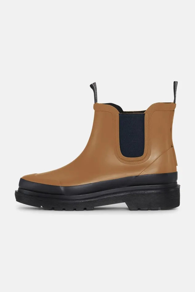Ilse Jacobsen Chelsea Rain 8211 Golden Brown Women Rainboots Short