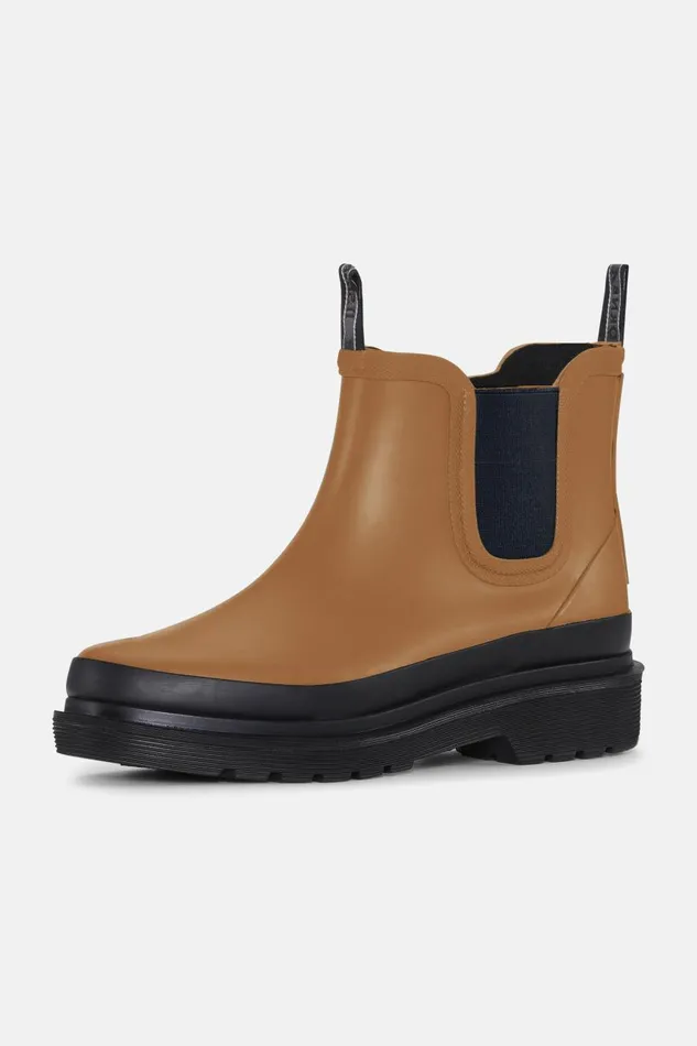Ilse Jacobsen Chelsea Rain 8211 Golden Brown Women Rainboots Short