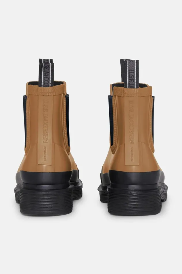Ilse Jacobsen Chelsea Rain 8211 Golden Brown Women Rainboots Short