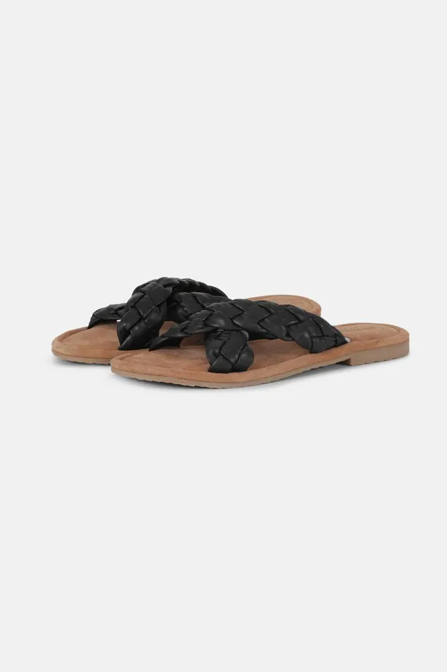 Ilse Jacobsen Leather Sandal 8211 Black Women Sandals
