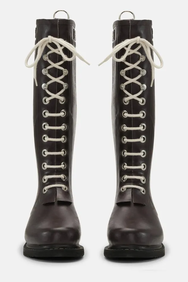 Ilse Jacobsen Long Rubber Boots 8211 Ganache Women Rainboots Long