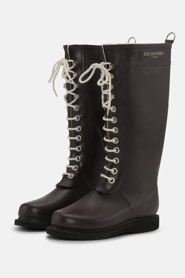 Ilse Jacobsen Long Rubber Boots 8211 Ganache Women Rainboots Long