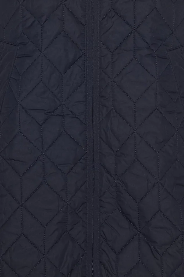 Ilse Jacobsen Padded Quilt Coat 8211 Dark Indigo Women Jackets And Coats